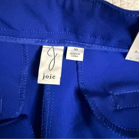 Joie NWT Blue Wide Leg Pants with High-Waisted Design - Picture 14 of 16